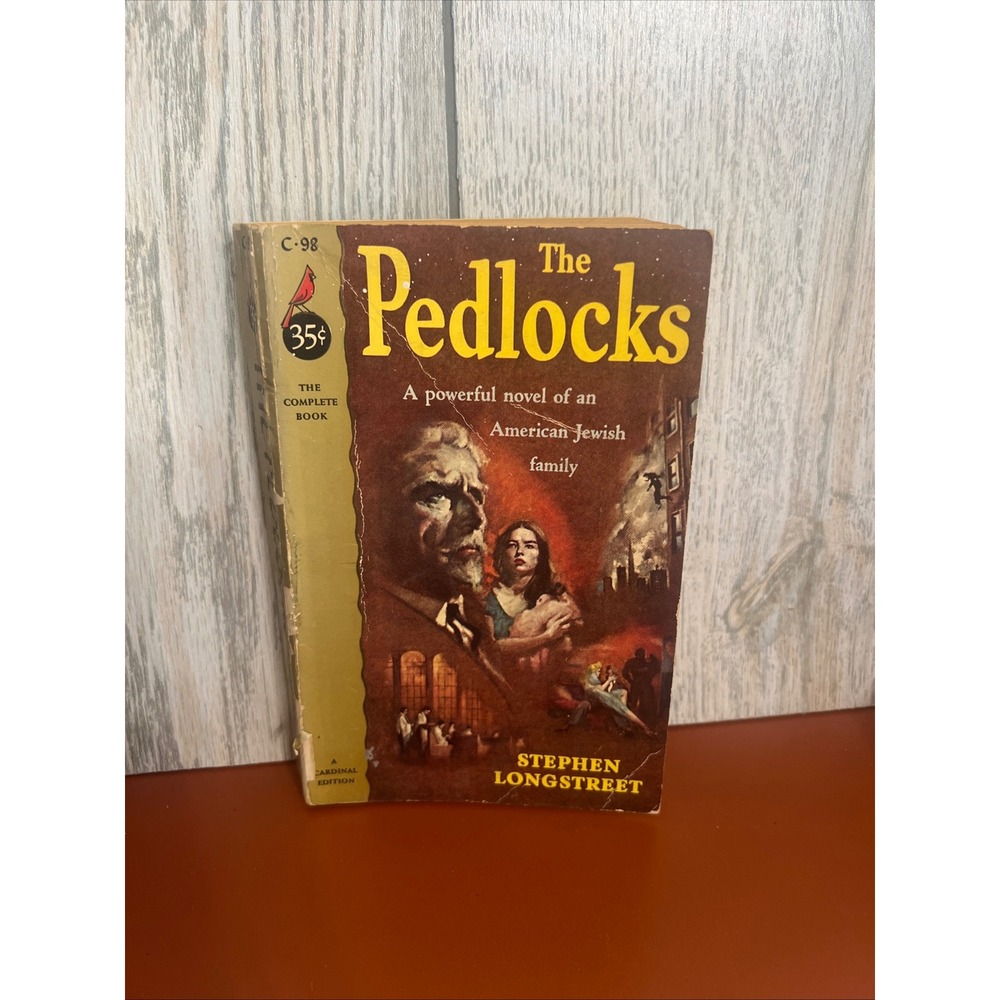The Pedlocks Stephen Longstreet 1953 Cardinal Edition Vintage Paperback‎ C-98